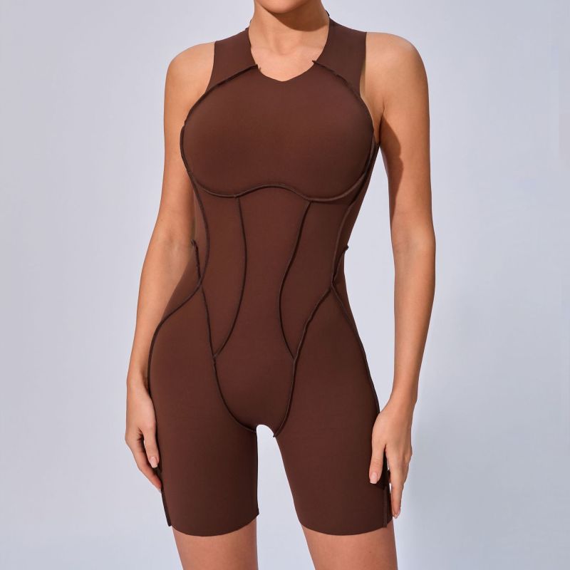 QS-25100-LTY-Three-dimensional Stitched Jumpsuit