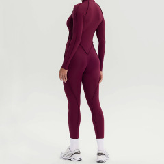 Long Sleeves - Backless Rumba Red