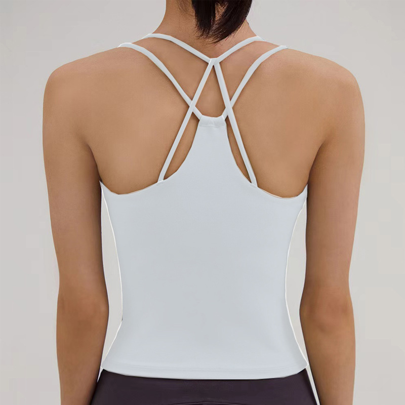 PBD-OR277 Fine shoulder strap cross-over top