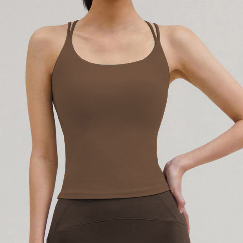 PBD-OR277 Fine shoulder strap cross-over top