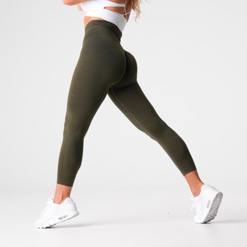 Specially supply cross-border tight hip-lifting wrinkle-free linen cationic fitness trousers yoga trousers seamless nine-point trousers