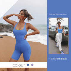 Blue jumpsuit