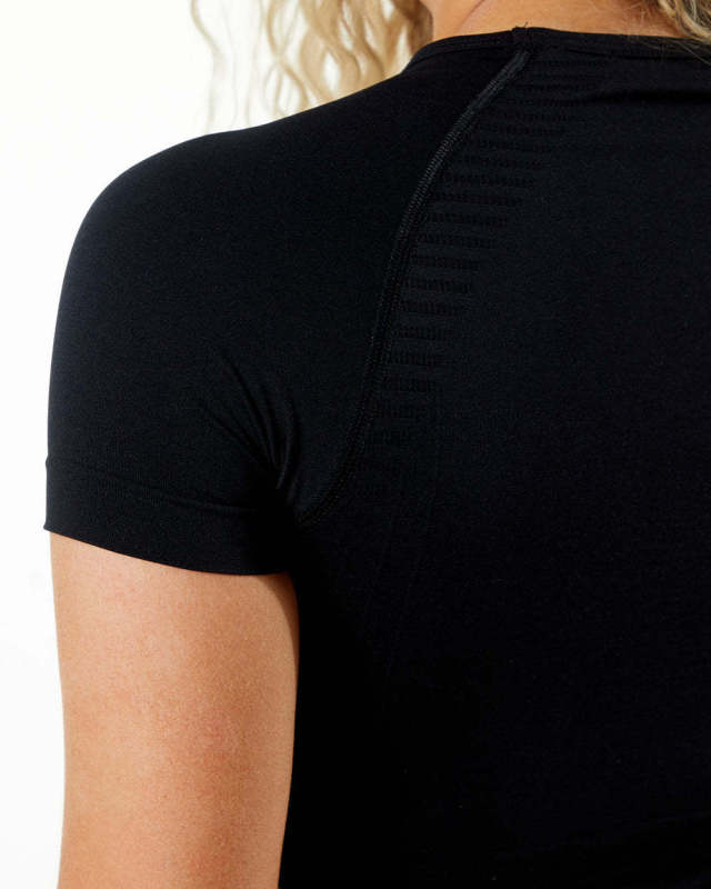 AliExpress Amazon Super Delicate Hand-feel Seamless Jacquard Short Sleeve Shorts Set Yoga Short Sleeve Shorts Set