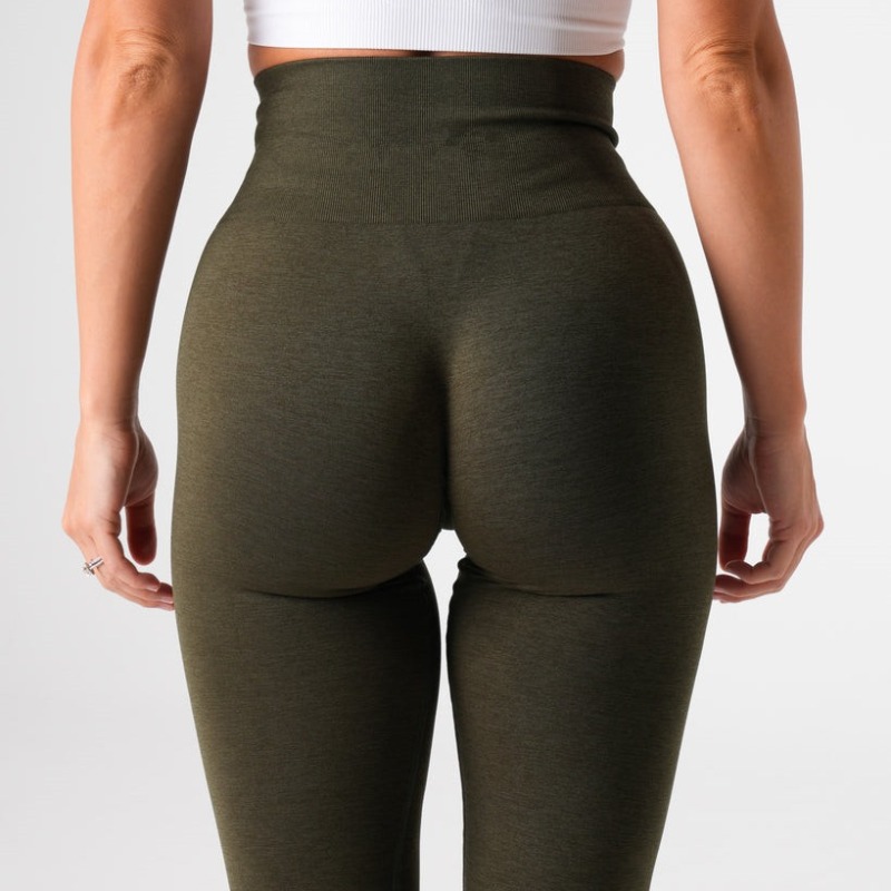 Specially supply cross-border tight hip-lifting wrinkle-free linen cationic fitness trousers yoga trousers seamless nine-point trousers
