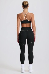 Black trouser suit