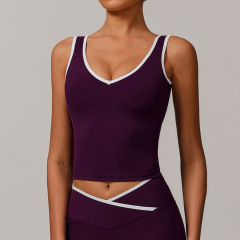 ZC-DBX8843-BX  Female backless yoga vest
