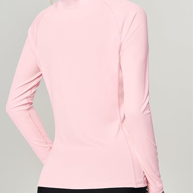 New women's yoga suit long sleeve UPF50+ sun protection sportswear UV protection outdoor running fitness loose T