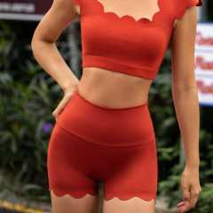 Coconut Brown Shorts (Leg Lace)
