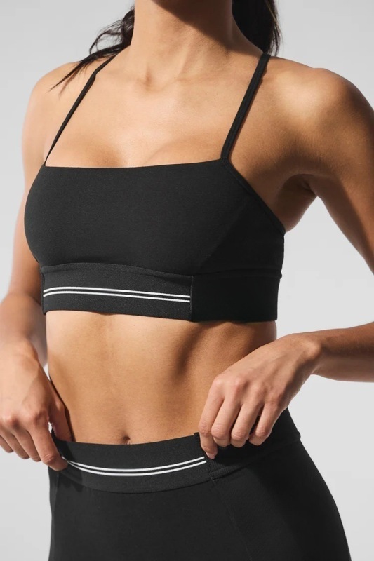 Spliced yoga bra free bra sexy cross back shockproof gathered sports underwear fitness running beautiful back