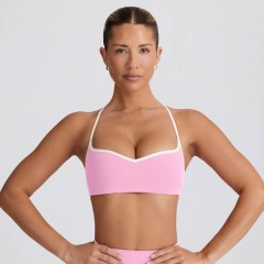 Lotus pink bra