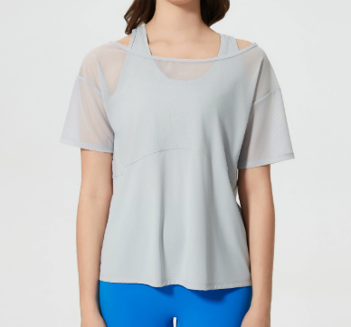 DQ-D25040DX Women's loose sports short-sleeved T-shirt