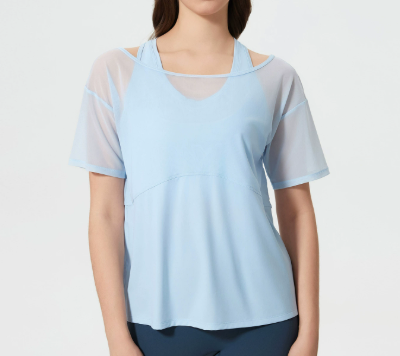 DQ-D25040DX Women's loose sports short-sleeved T-shirt