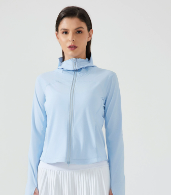 DQ-D25019WT Women's Gym Running Jacket Sportswear