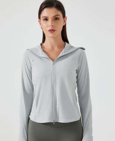 DQ-D25019WT Women's Gym Running Jacket Sportswear