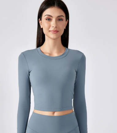 DQ-DAW186CX Long Sleeve Yoga Tops  for Women