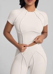 Ivory short sleeves
