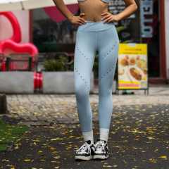 Light blue yoga pants