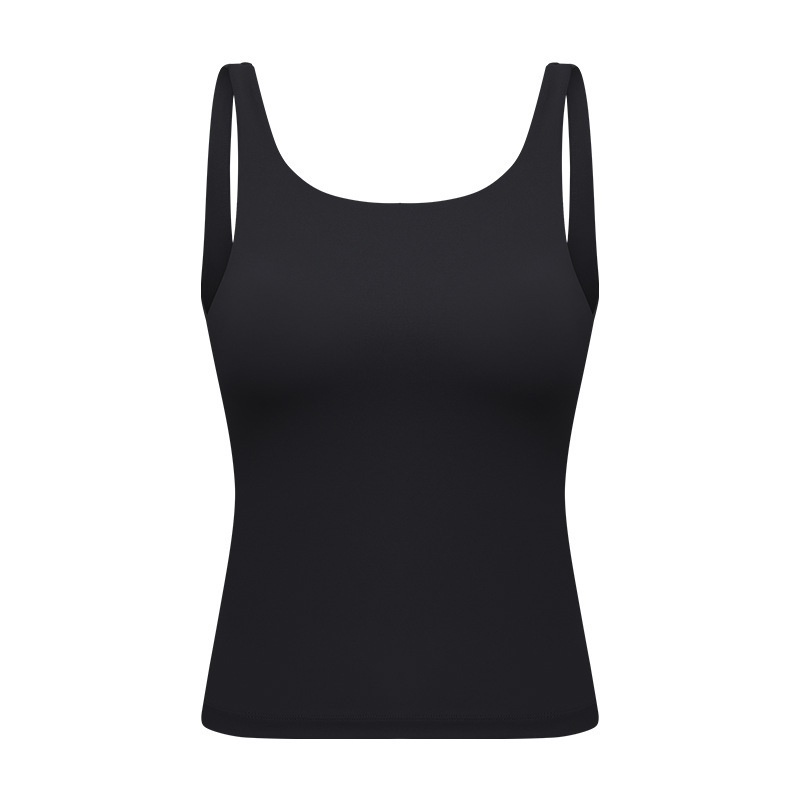 Factory direct sales new yoga clothes women's beautiful straps chest pads long running sports yoga vest spot DT138