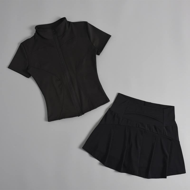 2024 Summer New Nude Short Sleeve T Zipper Fitness Clothes Women Cycling Clothes Outdoor Sports Yoga Training Tops