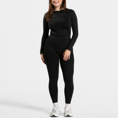 Long sleeves + black pants