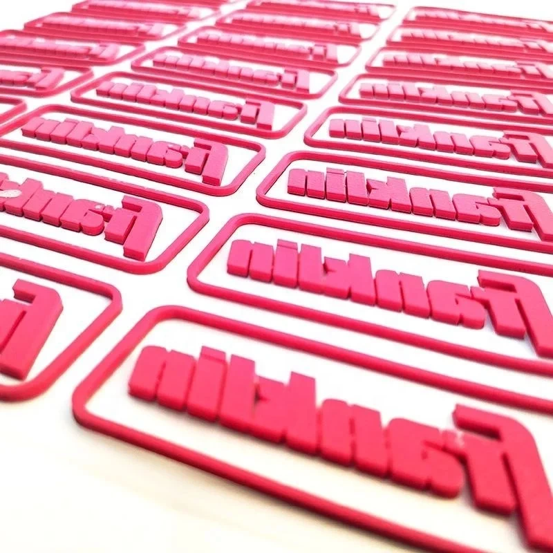 Washable 3D Silicone Heat Transfer Printing Label PET Material for Custom T-Shirt Designs