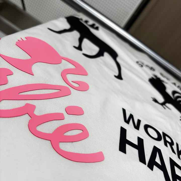 Customizable 3D Puff Print Vinyl Transfer Screen-Printed Logo Lettering T-Shirt Heat Transfers Plastisol Film Vinyl Stickers