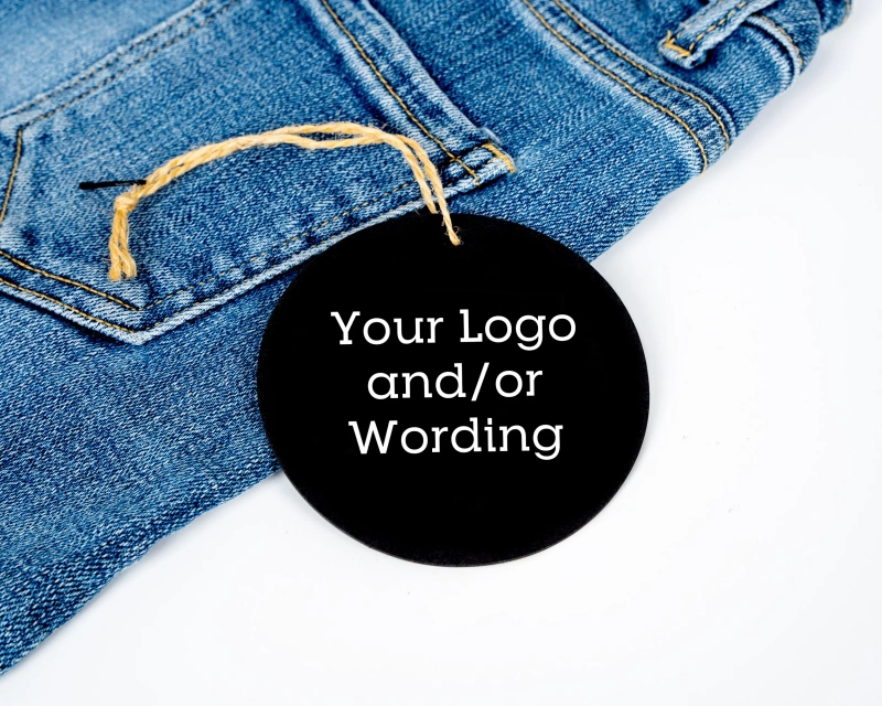 High Quality Customized Round Name Brand Logo Clothing Labels Print Label Paper Hang Tag