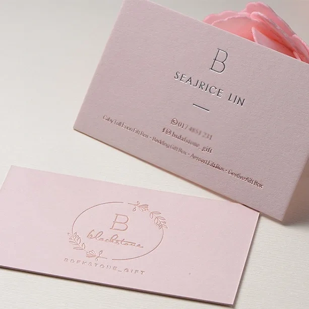 Wholesale Custom Luxury Printing Credit Card  Gold Foil Embossed Business Cards with logo
