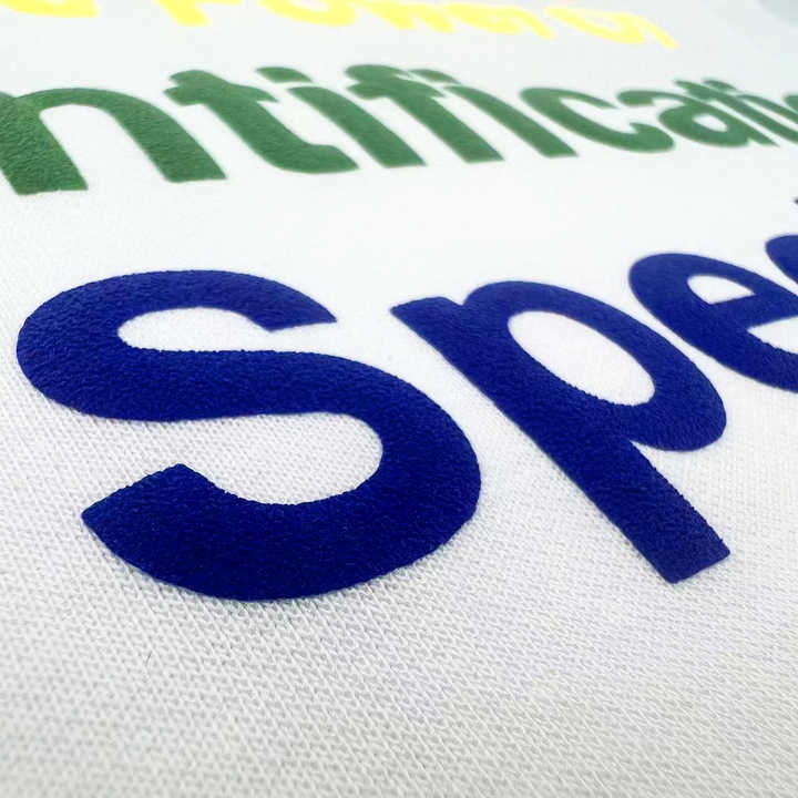 Wholesale Customized Color Clothing Printing 3D Puff Heat Transfer Film Vinyl  Transfers