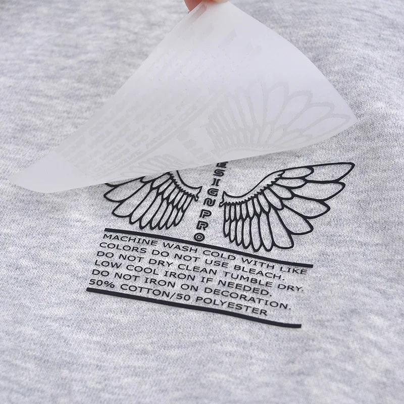Film Clothing Label Heat Transfers Custom Iron for Tshirts Transfer Printing Bags Shoes Clothing Brand