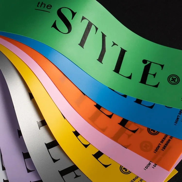 High Quality Custom Soft Logo Printing Label Hang Tag for Clothing Private Hangtag Garment