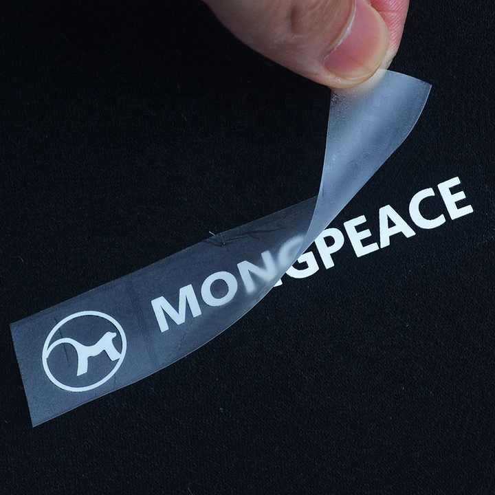 Custom Iron On Heat Press Clothing Accessories Labels Heat Transfer Washable Care Label