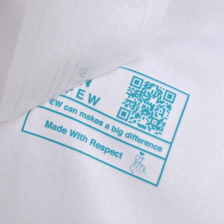 Wholesale Custom Iron on Heat Press Wash Label Heat Transfer Label Printing  for Clothing with Precision Printing