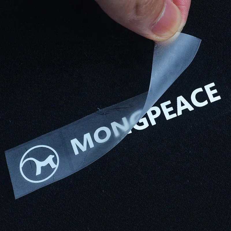 Custom Iron On Heat Press Clothing Accessories Labels Heat Transfer Washable Care Label
