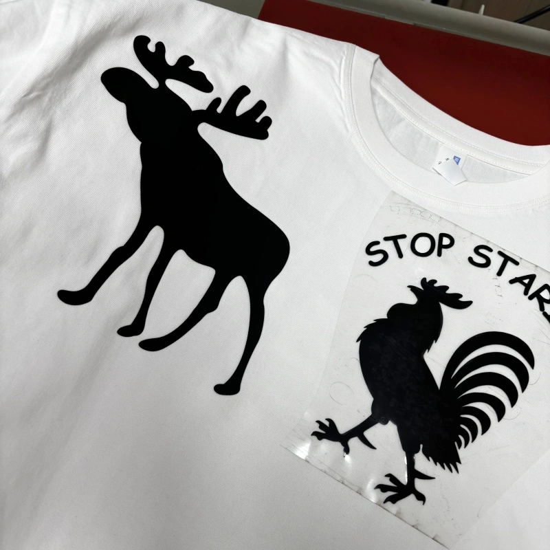 Customizable 3D Puff Print Vinyl Transfer Screen-Printed Logo Lettering T-Shirt Heat Transfers Plastisol Film Vinyl Stickers