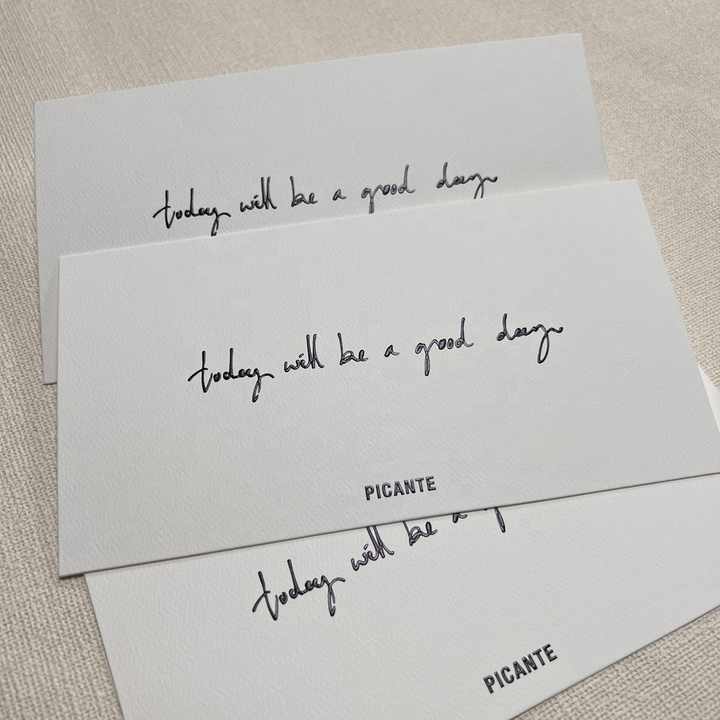 High Quality Custom Textured Paper Thank You Cards Embossed Matte Business Cards