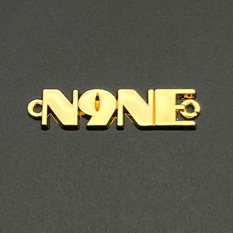 High Quality Clothing Customized Brand logo Engraved Plate Embossed Nickel-Free Custom Metal Logo for Clothes