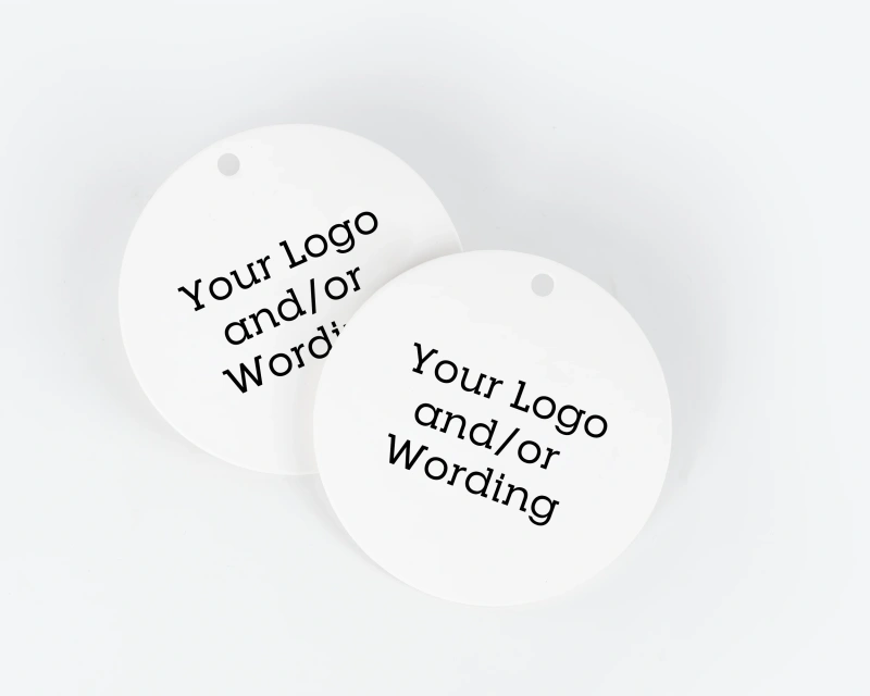 High Quality Customized Round Name Brand Logo Clothing Labels Print Label Paper Hang Tag