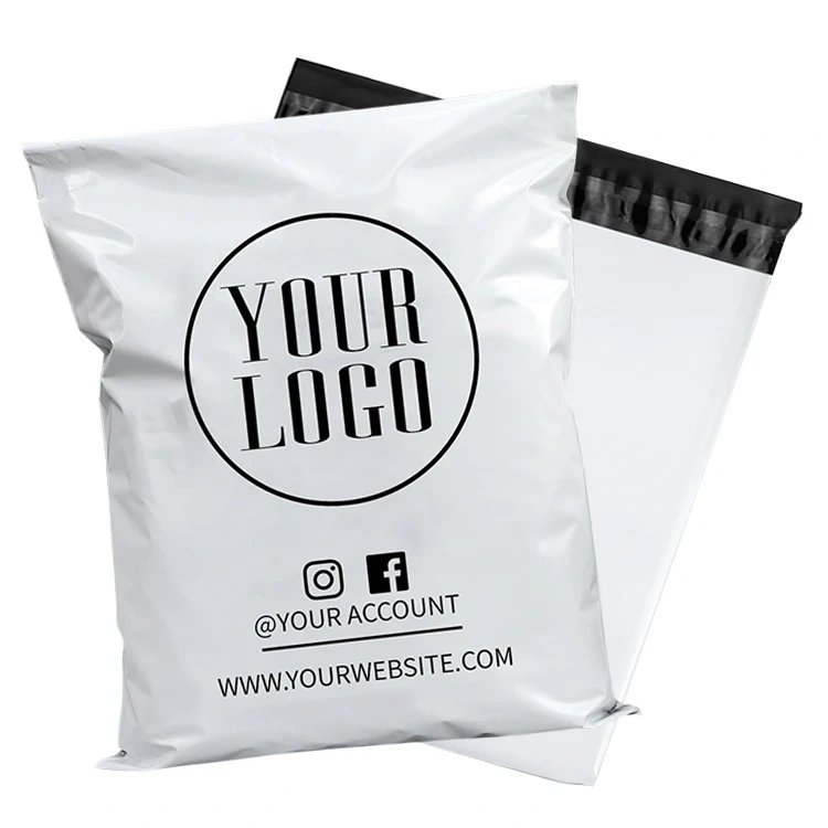 Clothes Express Packaging Bag Self Adhesive Polymailer, Custom Logo Courier Mailer Waterproof Shipping Poly Bags Post Bags