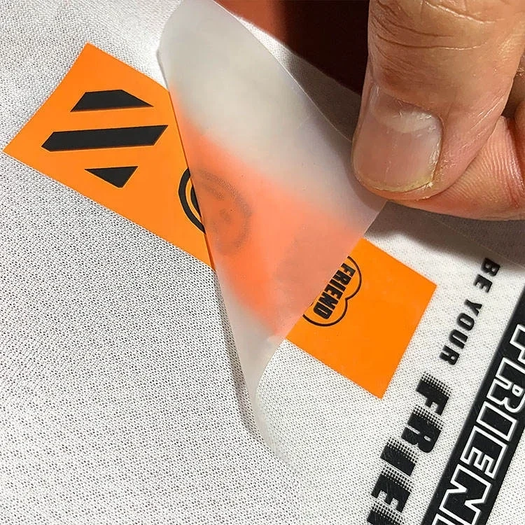 Wholesale Custom Iron on Heat Press Wash Label Heat Transfer Label Printing  for Clothing with Precision Printing