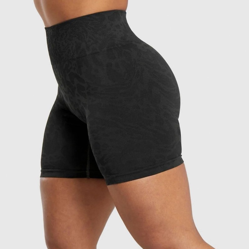 Shark-inspired leopard print seamless breathable yoga pants, running and fitness shorts, outdoor twisted back yoga bra for women.