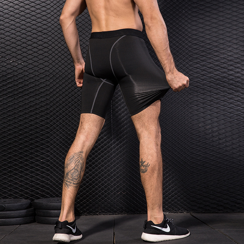 Men's Tight-Fitting PRO Shorts, Sports Fitness Running Hot Selling High Elastic Quick-Drying Compression Shorts, Clothing 1004