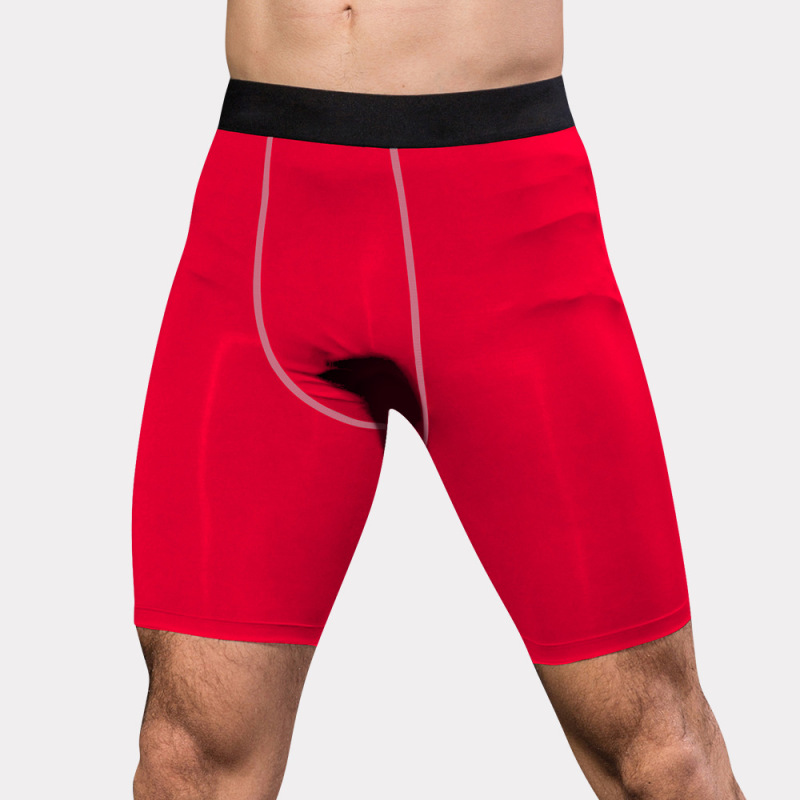 Men's Tight-Fitting PRO Shorts, Sports Fitness Running Hot Selling High Elastic Quick-Drying Compression Shorts, Clothing 1004