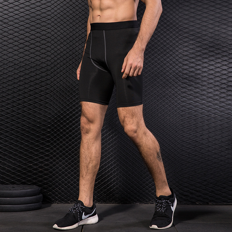 Men's Tight-Fitting PRO Shorts, Sports Fitness Running Hot Selling High Elastic Quick-Drying Compression Shorts, Clothing 1004