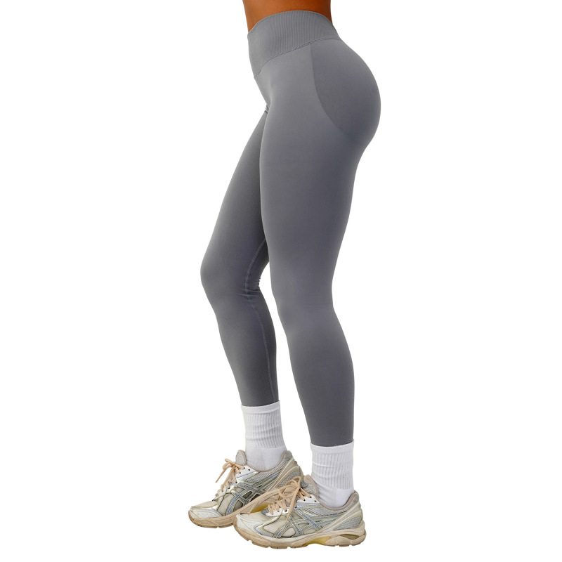 Seamless V-waist Lycra Yoga Pants for Cross-Border AliExpress, Hip-hugging, Tight-fitting Sports Pants, High-elasticity Fitness Pants for Outerwear