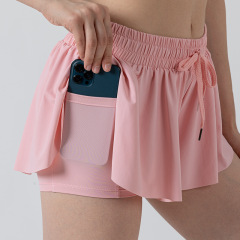 Glitter mini skirt