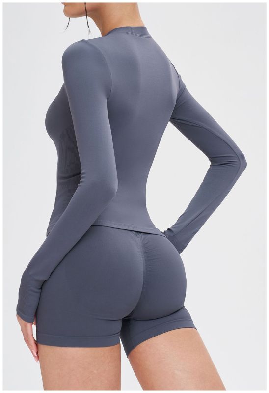 ZC-ECX5081-CX Seamless Yoga Long Sleeves