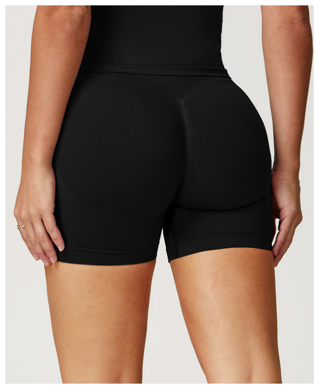 ZC-DDK7655-DK  High-waisted Yoga Shorts
