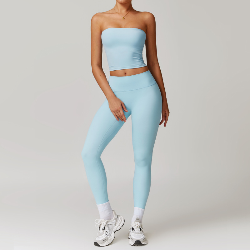 ZC-8519TZ-BX+CK Cross-border sanding beauty back yoga clothing suit