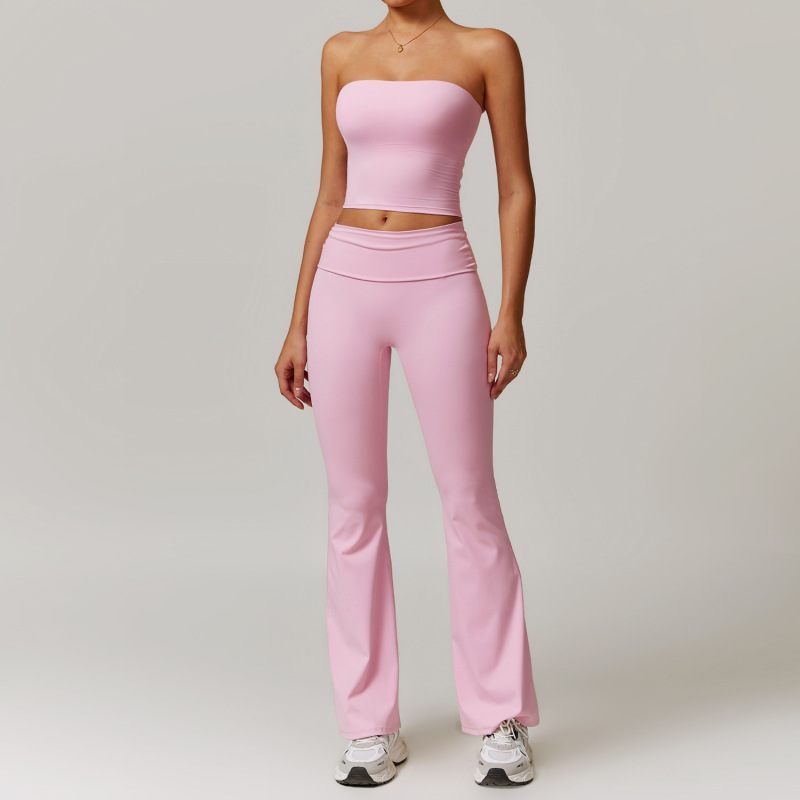 ZC-8519TZ-BX+CK Cross-border sanding beauty back yoga clothing suit